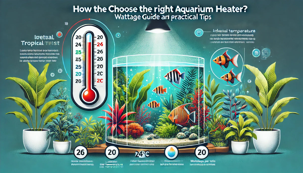Comment choisir le bon chauffage pour votre aquarium ? Guide wattage et conseils pratiques