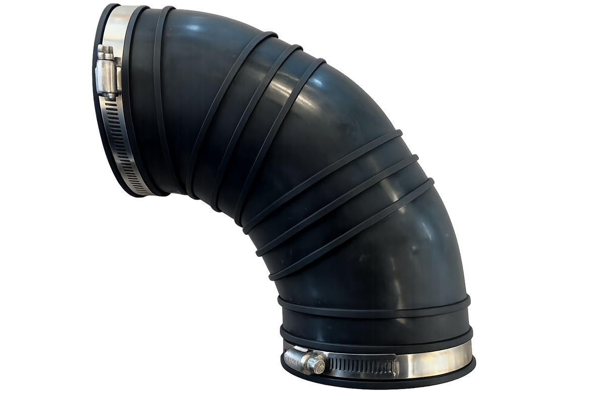 Courbe souple EPDM (90) 110 mm (30-60-90) — Aquitechnics — vue 1