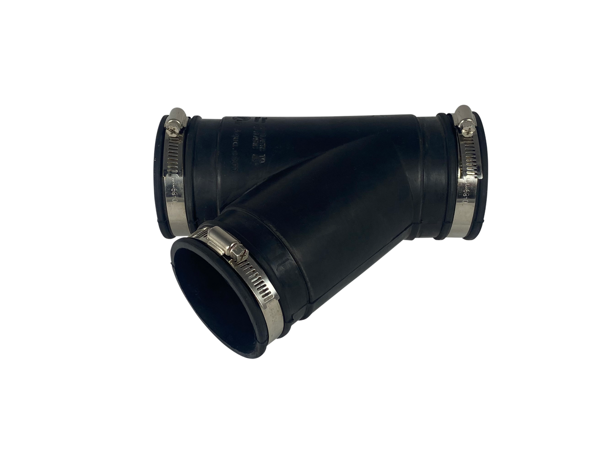 Pièce en Y en EPDM souple 63 mm — Aquitechnics — vue 1