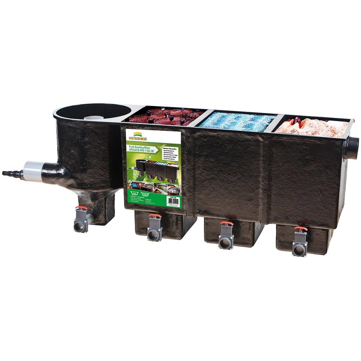 Filtre multichambre APOLLO XL Heissner avec vortex