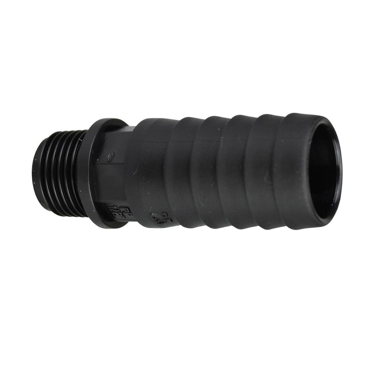 Embout pour tuyau Heissner – 25 mm, 1/2 pouce