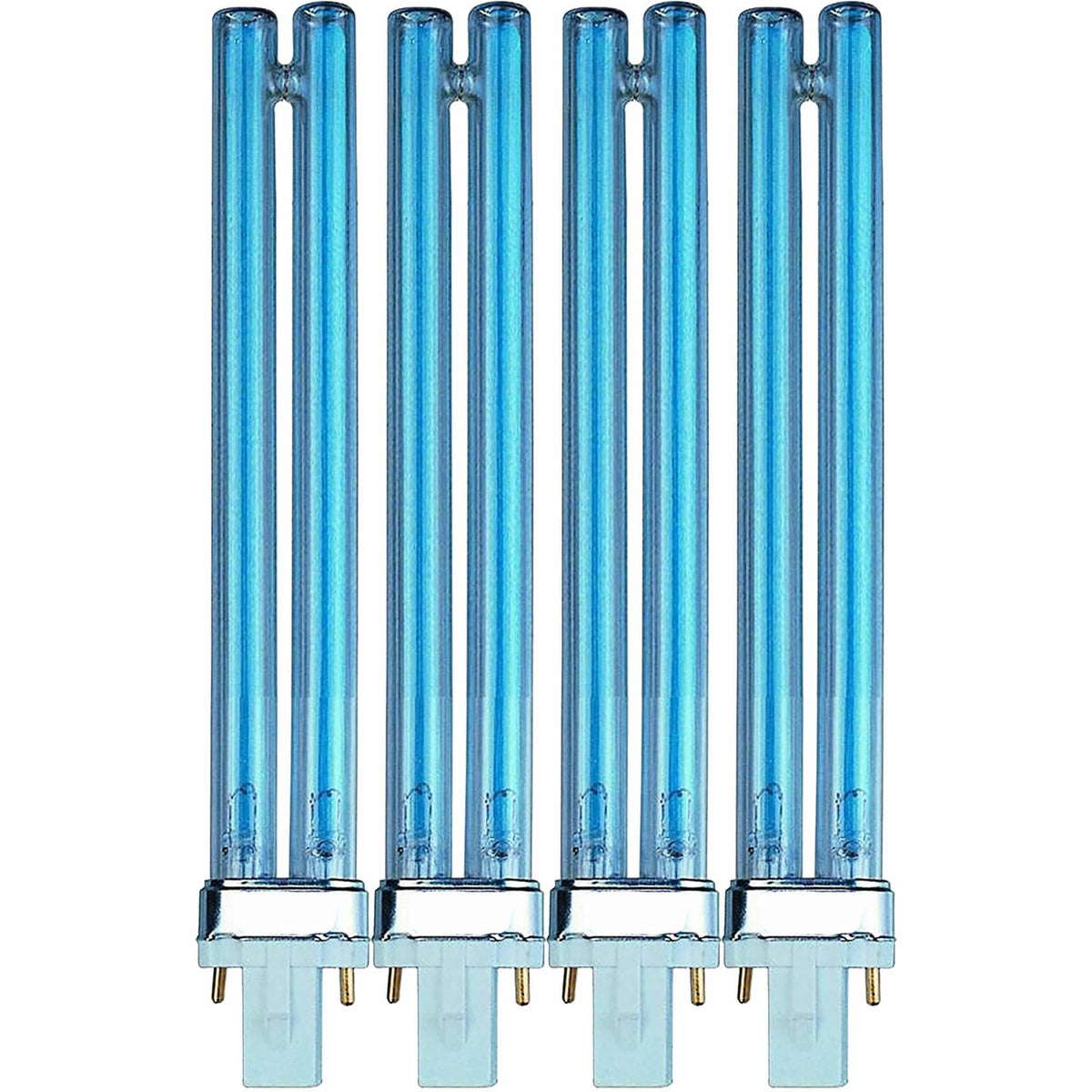 Lot de 4 lampes UVC Heissner PL-S G23 – 4 × 9 W