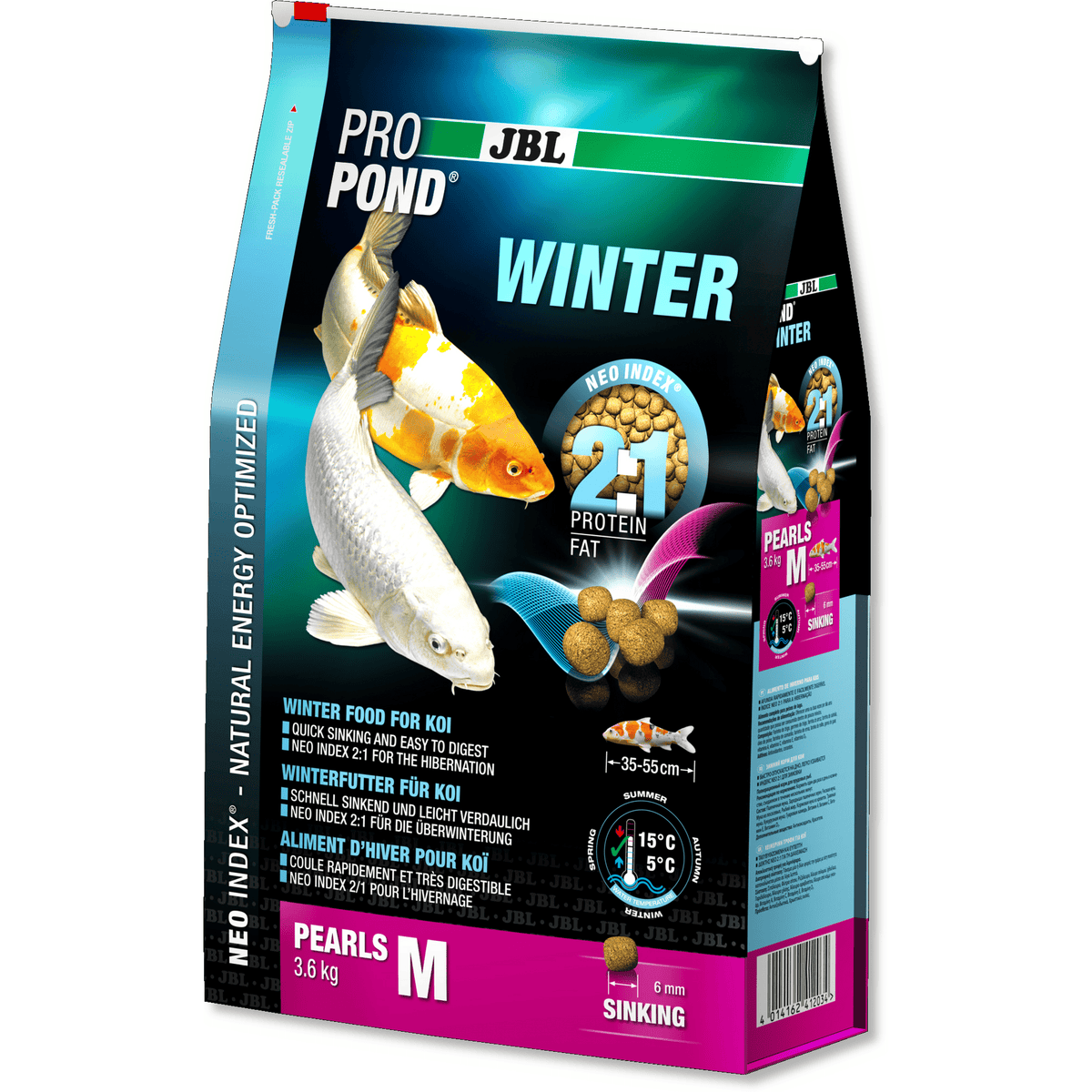 JBL JBL ProPond Winter - Medium 3.6kg - Date : 10.2024 FLASH4120300