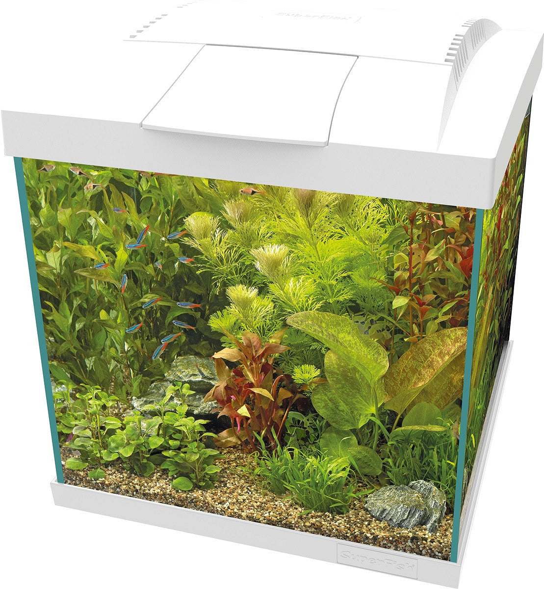 SuperFish START 30 Qube 22 L blanc — aquarium