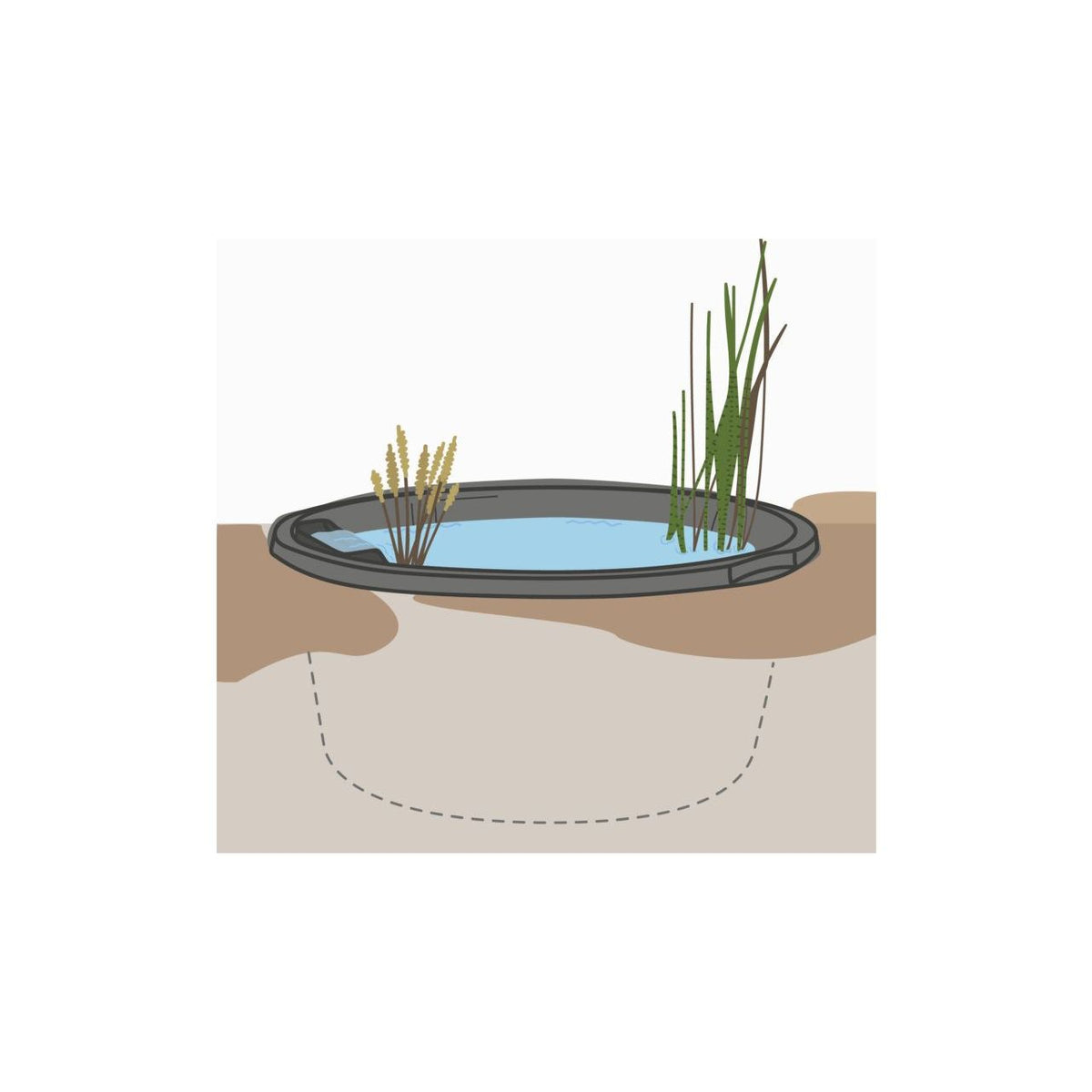 Bassin Orbis Bio-Pond Ø 66 cm - Set - Velda