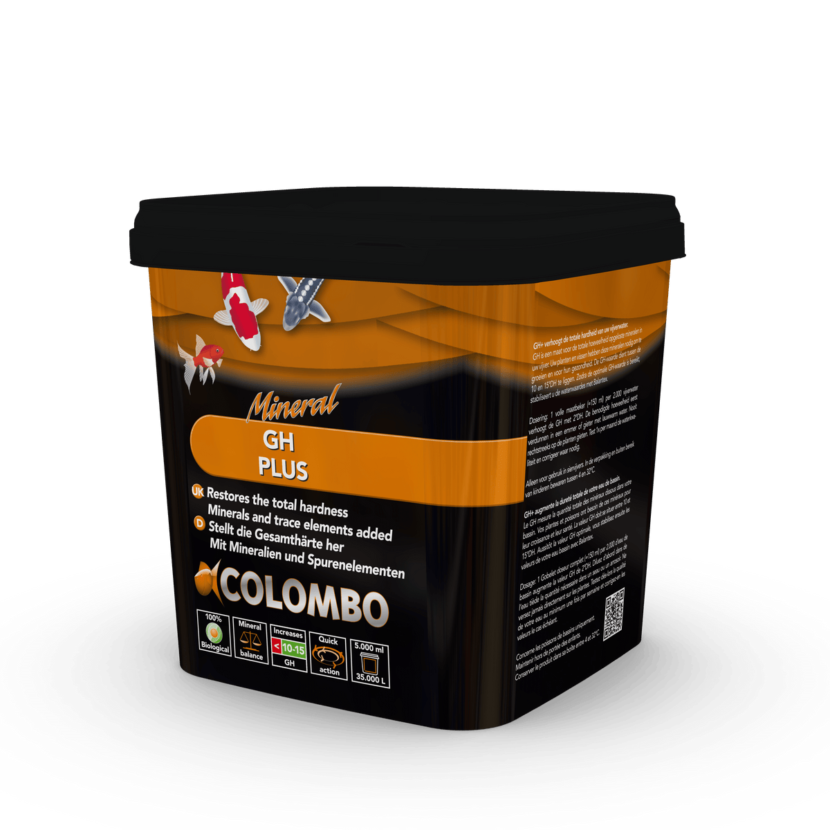 Colombo Duretés Colombo GH+ 5000ml - Augmente la dureté totale 8715897041938 05020130