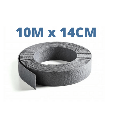 ECOO Bordures de bassin Ecolat enroulée Gris - 10M x 14CM x 0.7CM - Bordure de bassin ECOO 5400929504934 55061