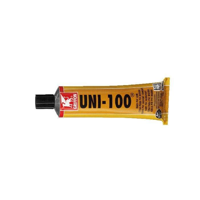 GRIFFON Colles & accessoires 125ML Griffon Colle pour PVC - type Uni-100 - Colle Thixotrope PVC Rigide 8715598110209 AK101