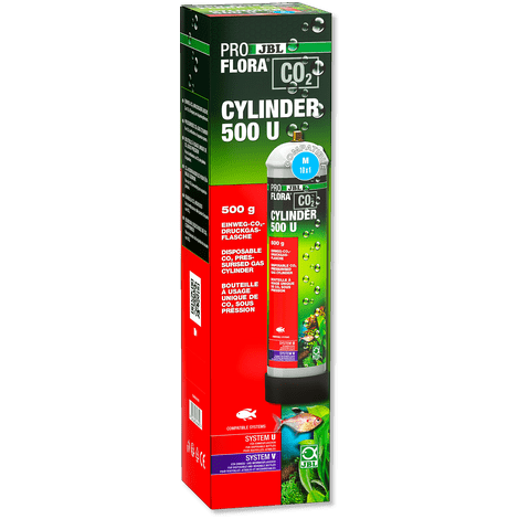 JBL Without Descri JBL PROFLORA CO2 CYLINDER 500 U - Bouteille à usage unique recyclable, emplie de 500 g de CO2 4014162646620 6466200