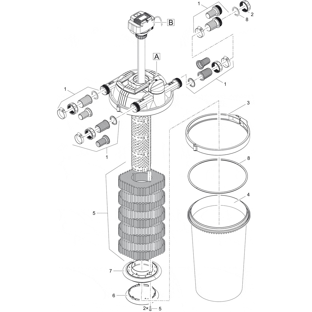 Oase Living Water Pièces détachées pour FiltoClear 30000