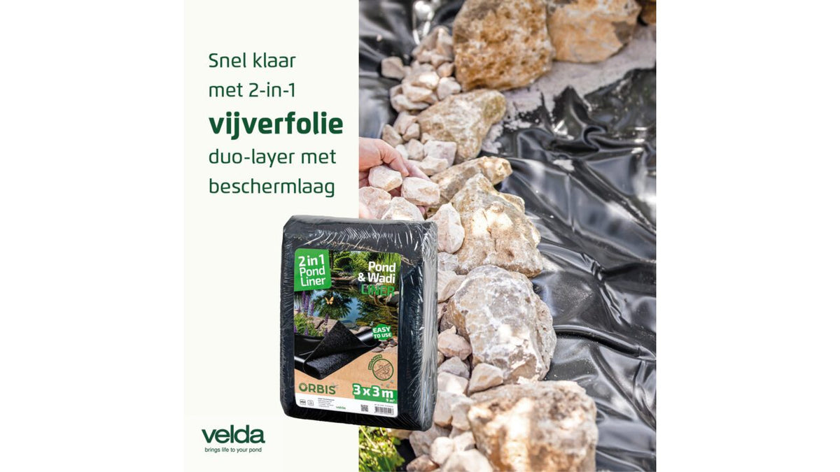 Bâche avec feutre intégré 2-in-1 Pond Liner 4 x 3 m - Velda