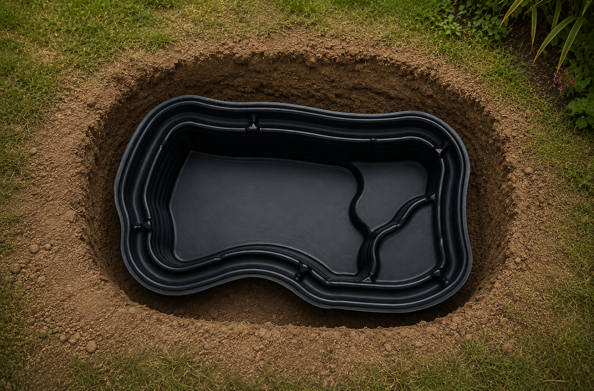 Bassin préformé PE 240 x 140 x 62 cm - 1000 L | Oase
