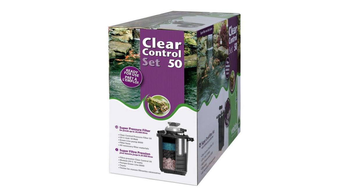 Clear Control 50 Set - Kit de filtration de bassin - Velda