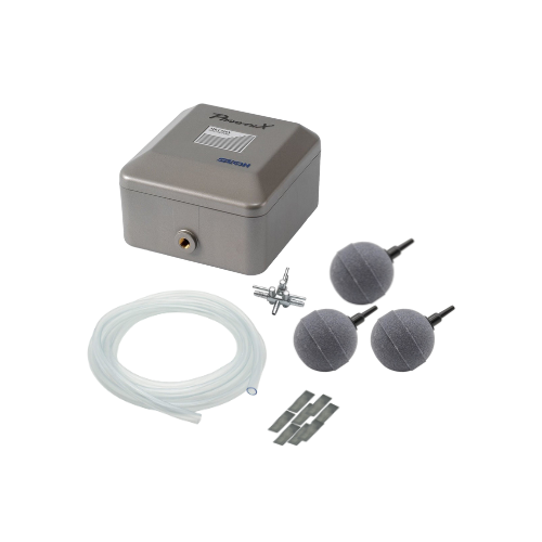 Komplettes Luftpumpen-Set Nr. 1 MKC – Japanische Spitzenqualität für Teiche von 1 bis 10 m³