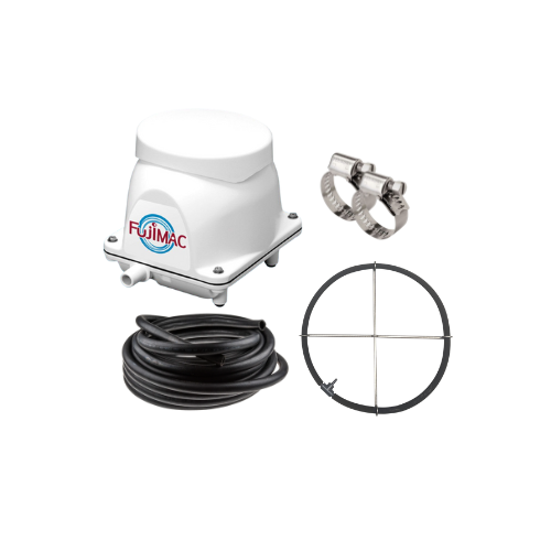 Komplettes Set mit Fujimac 60 Luftpumpe – Ideal für Teiche von 20 bis 60 m³