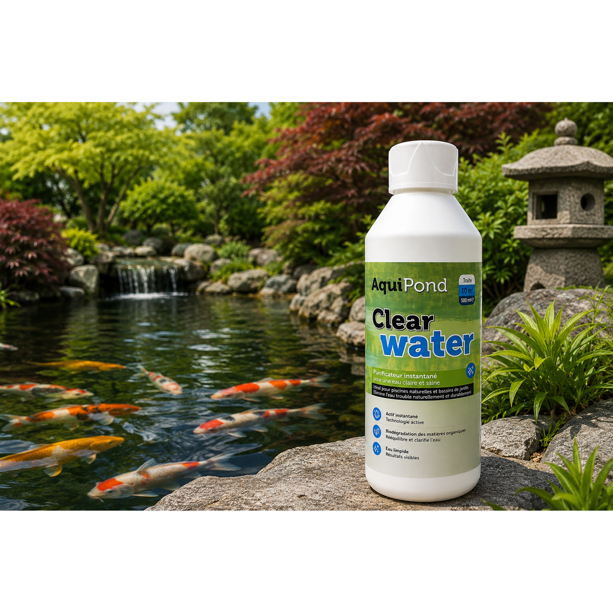 Aquipond Clearwater 25 m³ – Clarifiant pour eau trouble de bassin