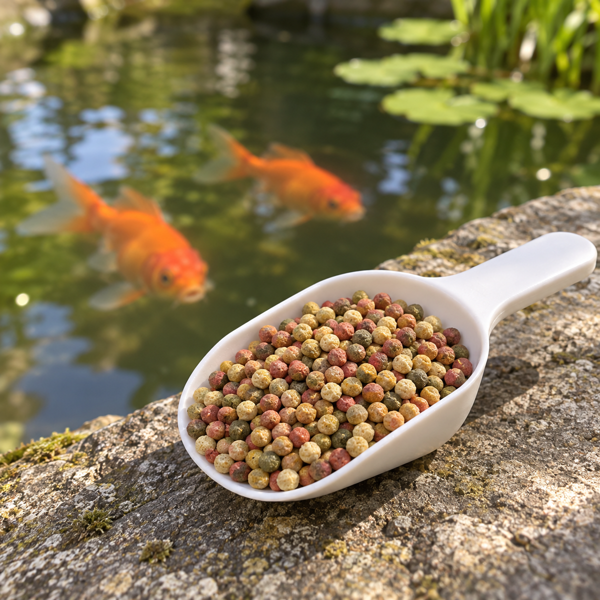 Aquifood Pond Fish Food Mix 6 mm – 1,8 kg – Nourriture flottante poissons rouges