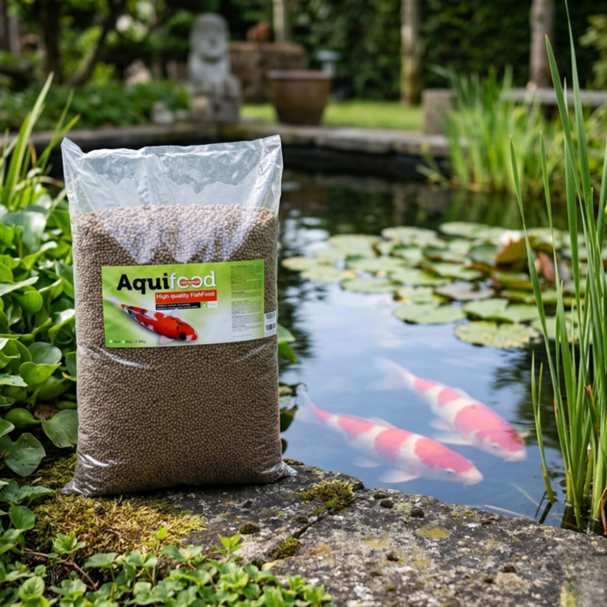 Aquifood Koï Color & Growth 4-5 mm – 10 kg – Nourriture premium pour koïs