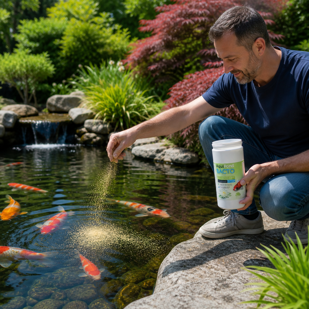 Aquipond Bacto Maintenance 1 kg – Bactéries d'entretien pour étang & bassin