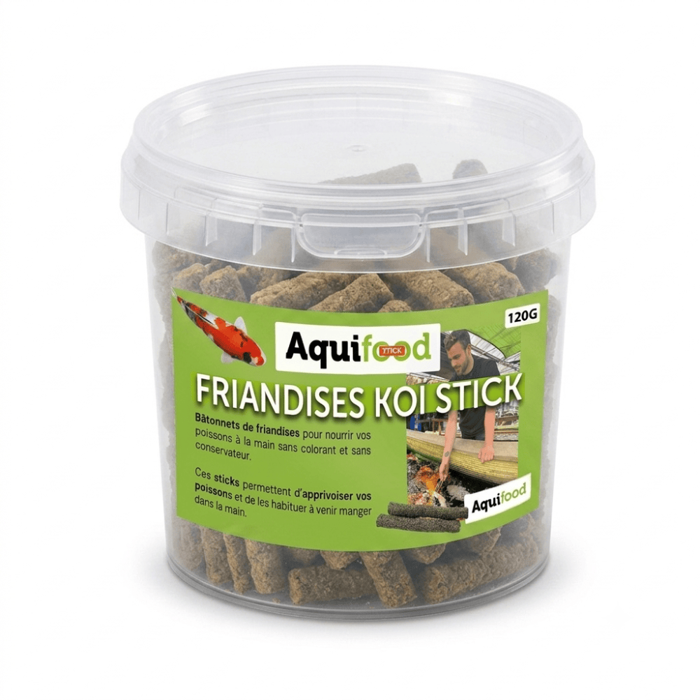 Aquifood Koï Stick 120 g – Friandises pour carpes koïs