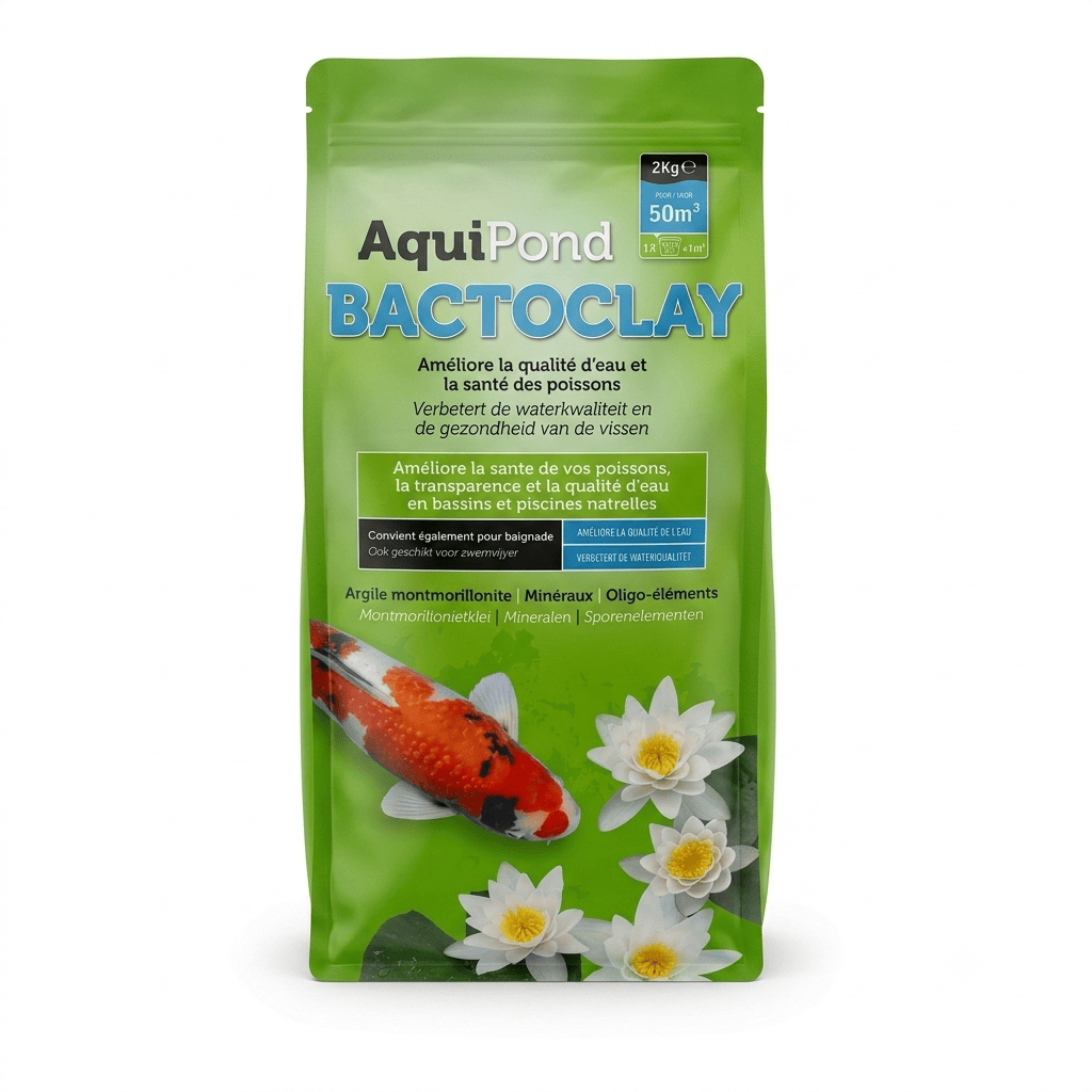 Aquipond BactoClay 2 kg – Argile montmorillonite pour bassin à koïs