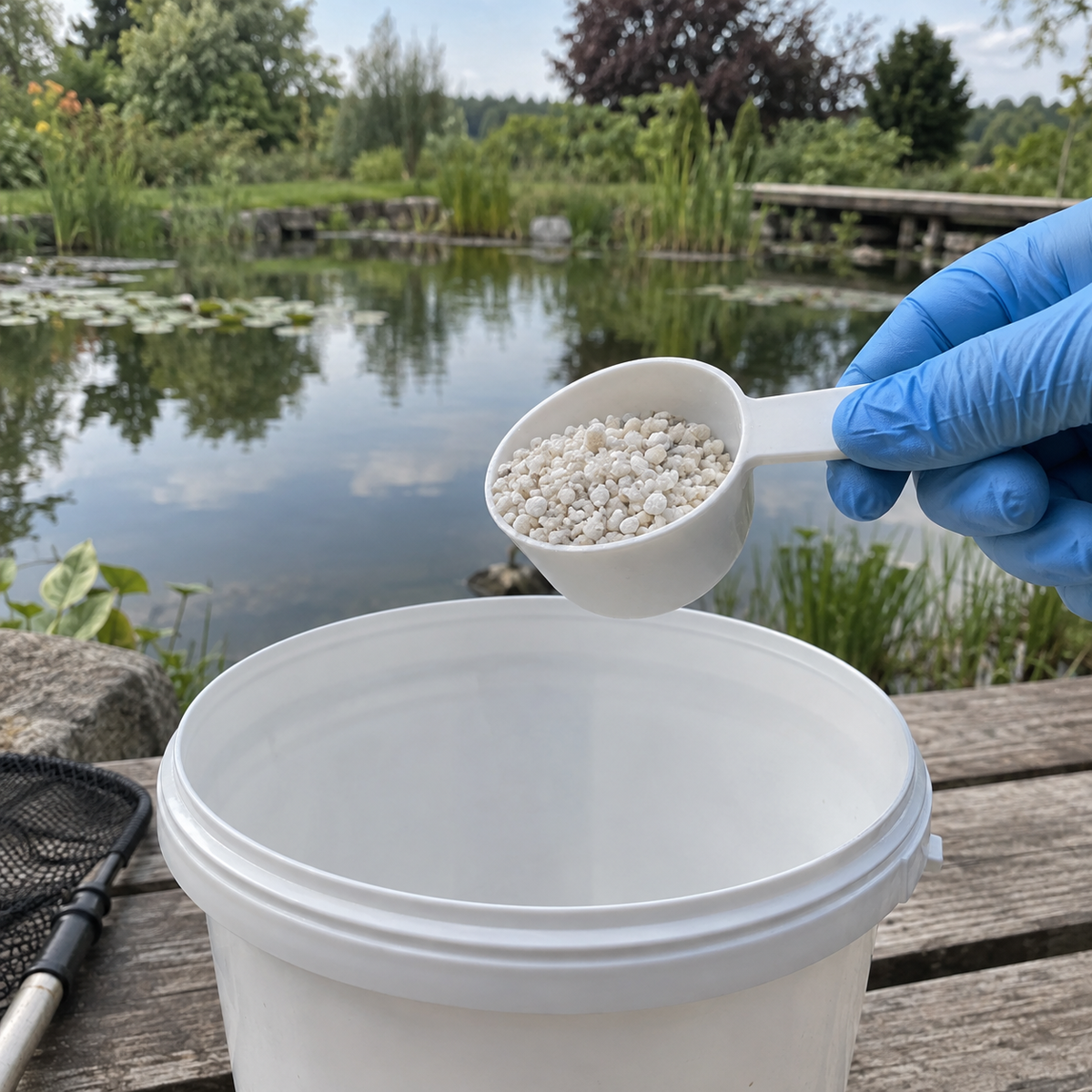 Aquipond by OASE CyanoClear 25 kg – Oxygène actif contre les cyanobactéries, traite jusqu'à 333 m²
