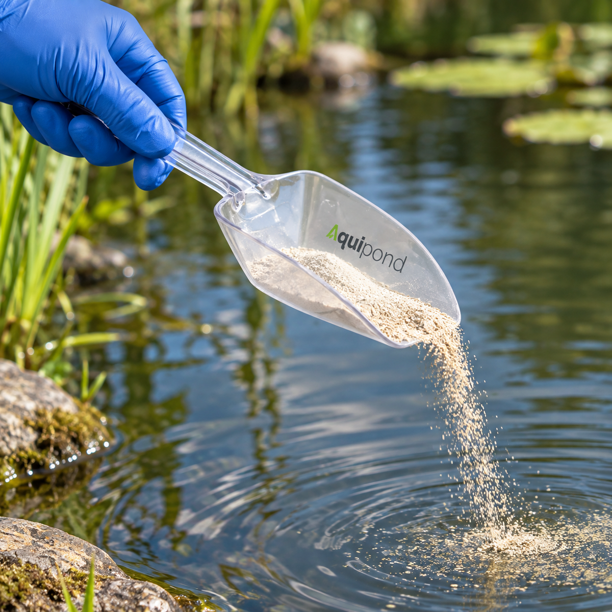 Aquipond Pelle à bactéries – Pour épandre facilement bactéries et Nautex