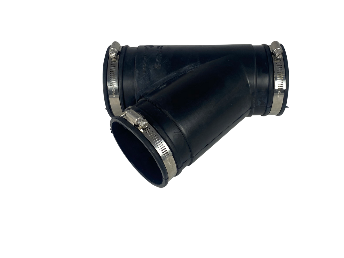 Pièce en Y en EPDM souple 90 mm — Aquitechnics — vue 1