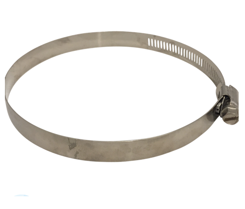 Colliers de Serrage INOX 118-140 mm - 10 pièces — Aquitechnics — vue 1