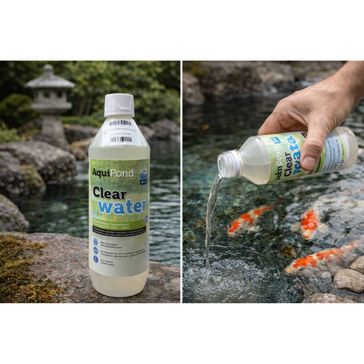 Aquipond Clearwater 25 m³ – Clarifiant pour eau trouble de bassin