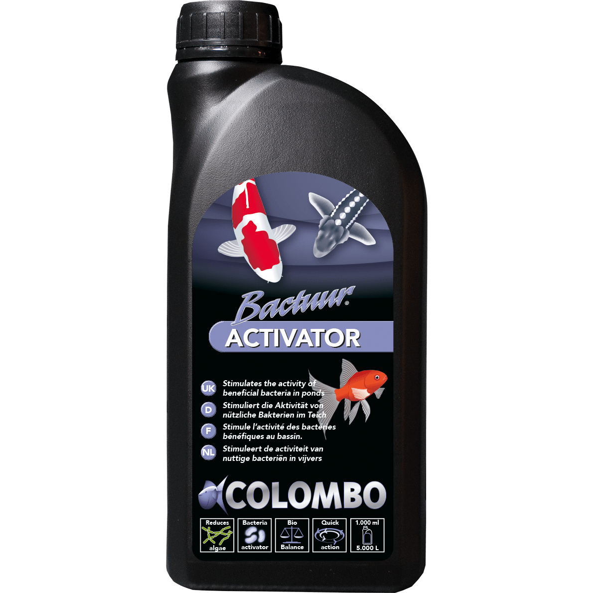 Colombo Bactéries Colombo Bactuur Activator 1000ml pour 5000litres - Bio-activateur végétal 05020282