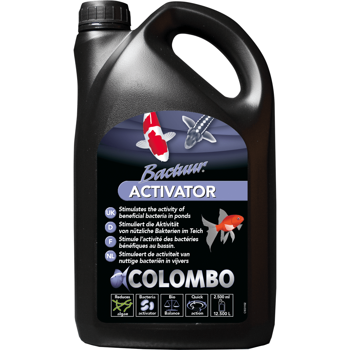 Colombo Bactéries Colombo Bactuur Activator 2500ml pour 12.5000litres - Bio-activateur végétal 05020283