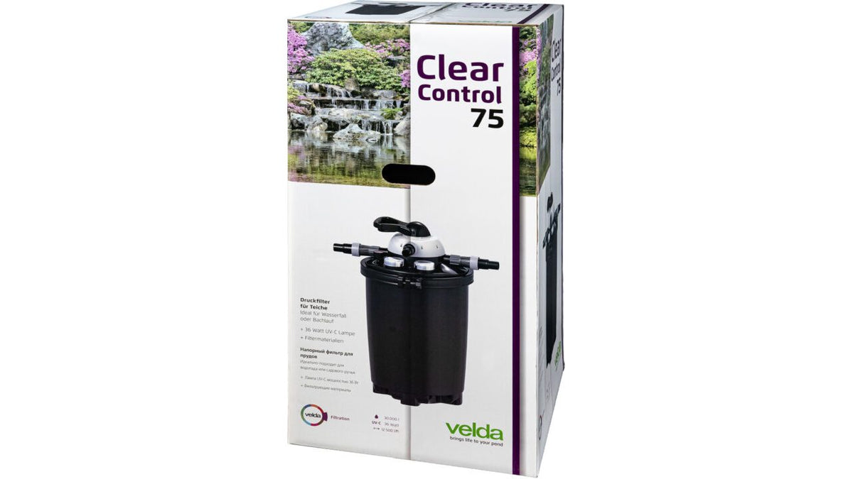 Clear Control 75 avec UV-C 36 W - Filtre à pression - Velda