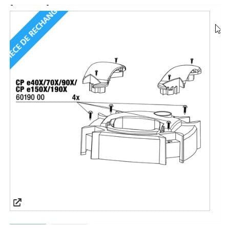 FOUDEBASSIN.COM JBL CP e4/7/9/15/1900/1,2 Vis tête de pompe Pièces détachées pour JBL CRISTALPROFI e1502 greenline 4014162601902 6019000