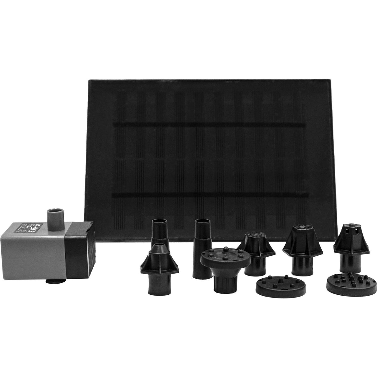 Kit pompe solaire Heissner – 250 l/h, 7 jets