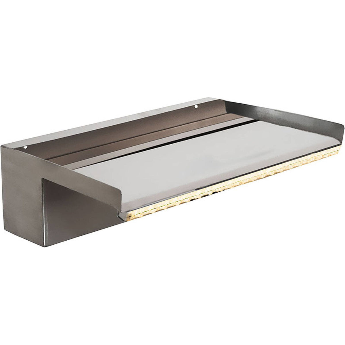 Lame d’eau inox Heissner avec LED – largeur 30 cm
