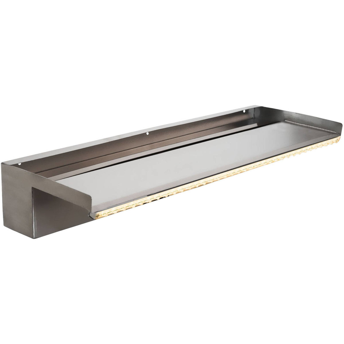 Lame d’eau inox Heissner avec LED – largeur 60 cm