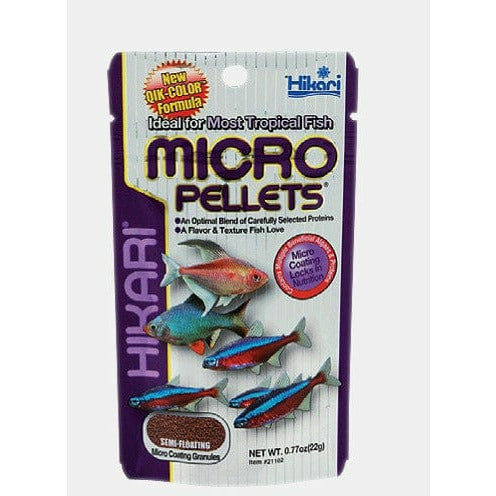 Hikari Nourriture Hikari Mcro Pellets - 22gr - Pour poissons tropicaux