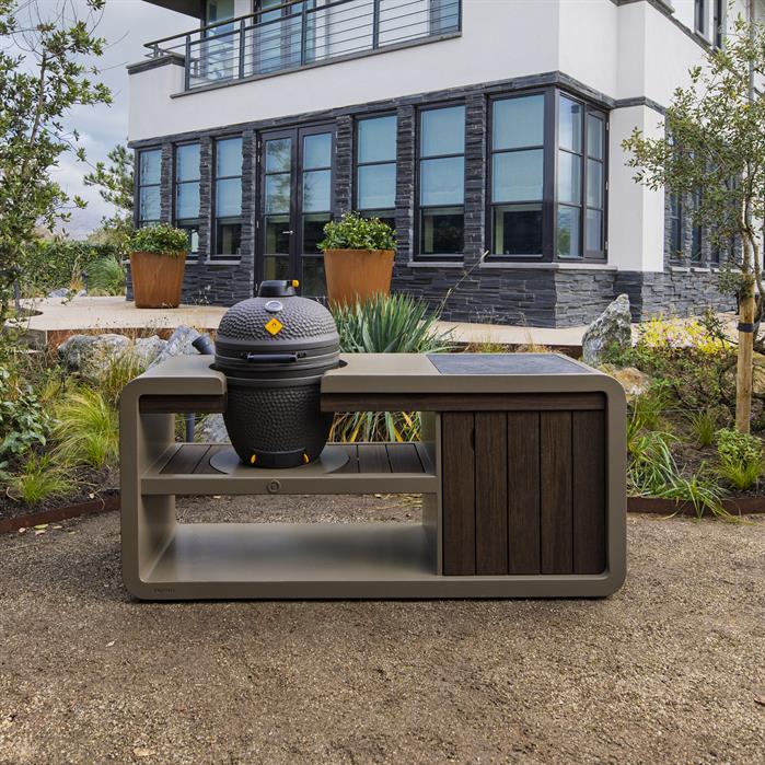 Îlot de cuisine pour kamado Atelier - plan céramique - Aquigarden