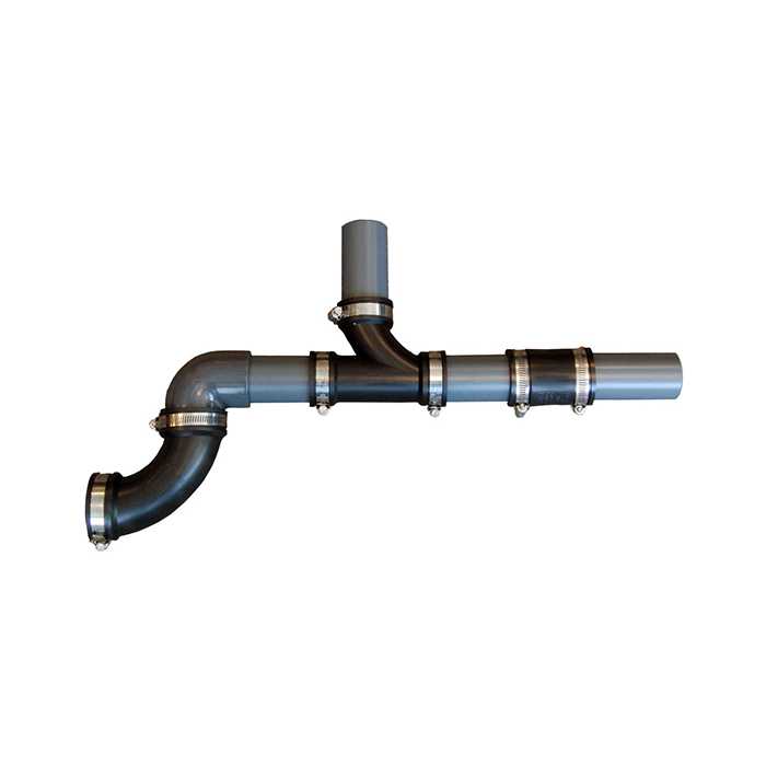 Raccord Manchon Souple Caoutchouc Flexible - 63MM