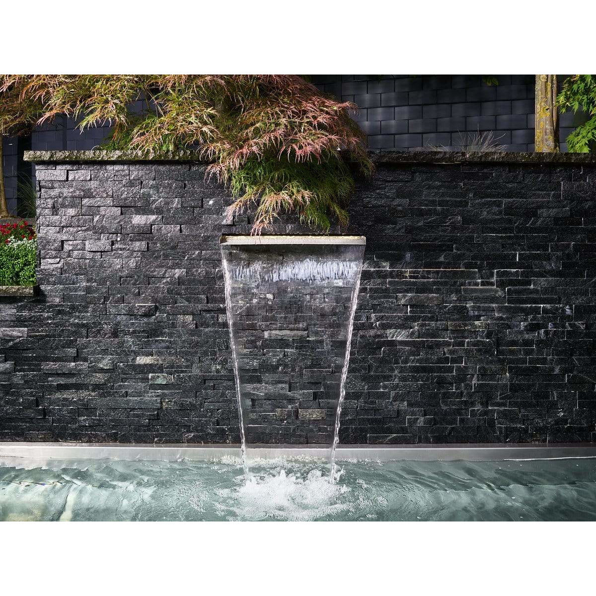 Oase Living Water Lames d'eau Waterfall XL 30 - Lame d'eau inox 30 CM avec grand débord - Oase 4010052707716 70771