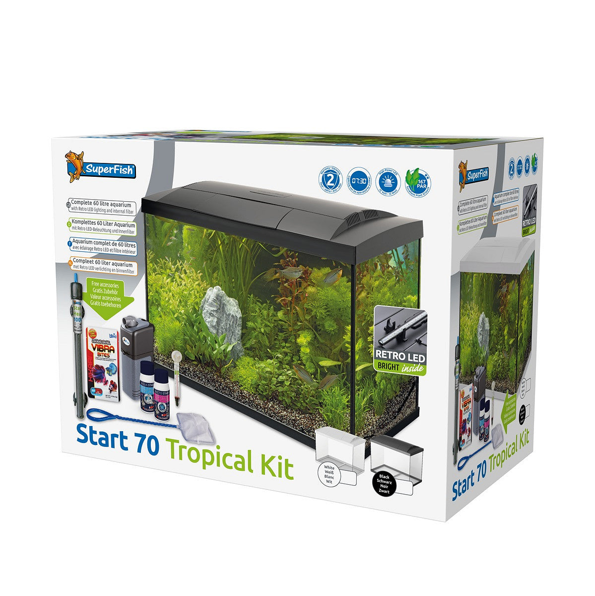 SuperFish START 70 60 L blanc — emballage