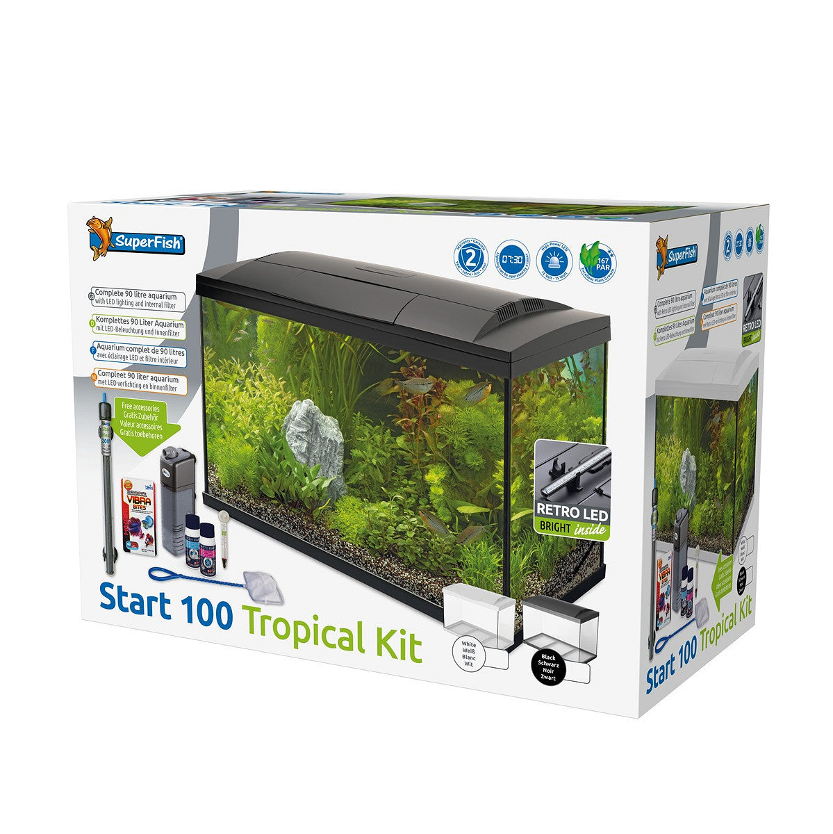 SuperFish START 100 90 L blanc — emballage