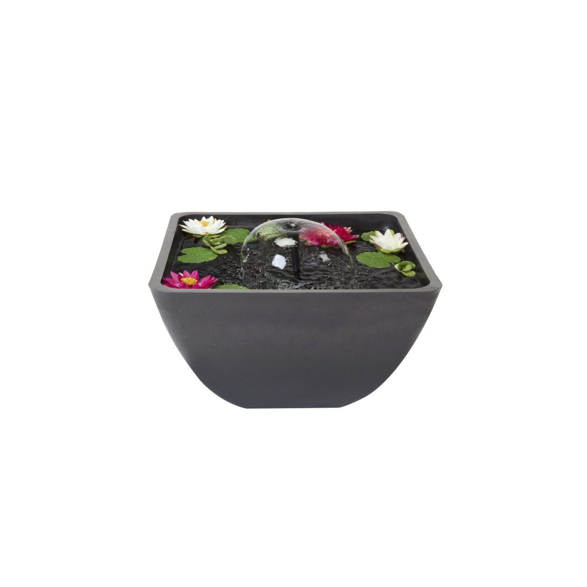 Bassin décoratif Fountain Pond carré 55x55x32 cm - Velda