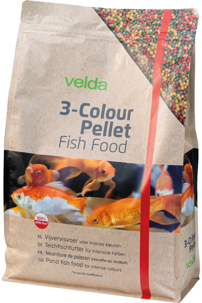 Nourriture pour poissons 3-Colour Pellet Food 5000 ml - Velda