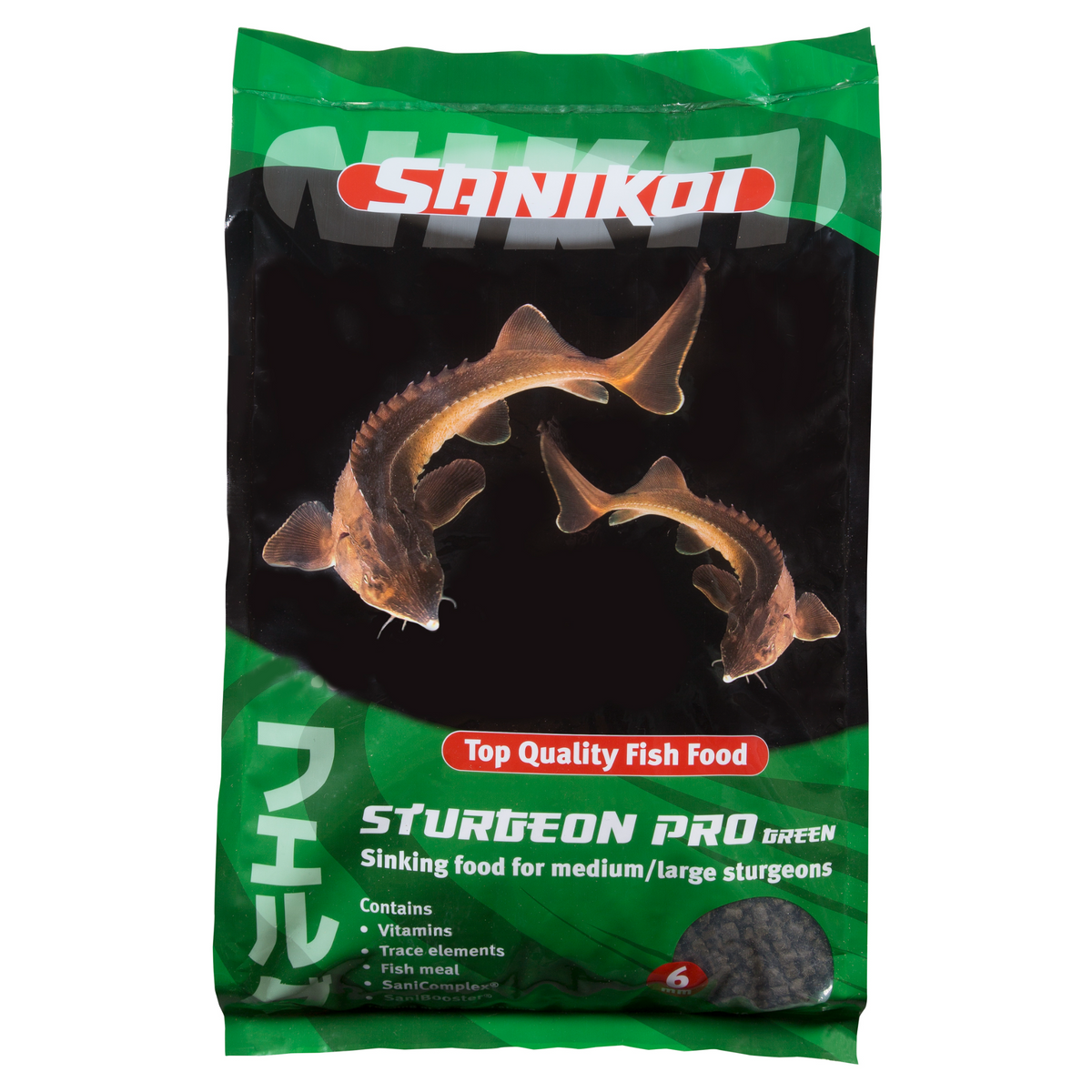 Nourriture pour poissons Sturgeon Pro green 6 mm 10 l - SaniKoi