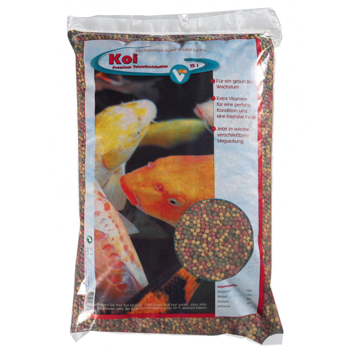 Nourriture pour poissons 3-Colour Pellets Premium 15 l - Velda