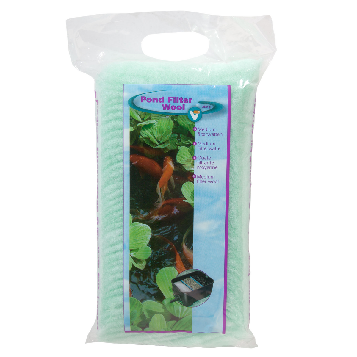 Pond Filter Wool vert 250 g - Velda
