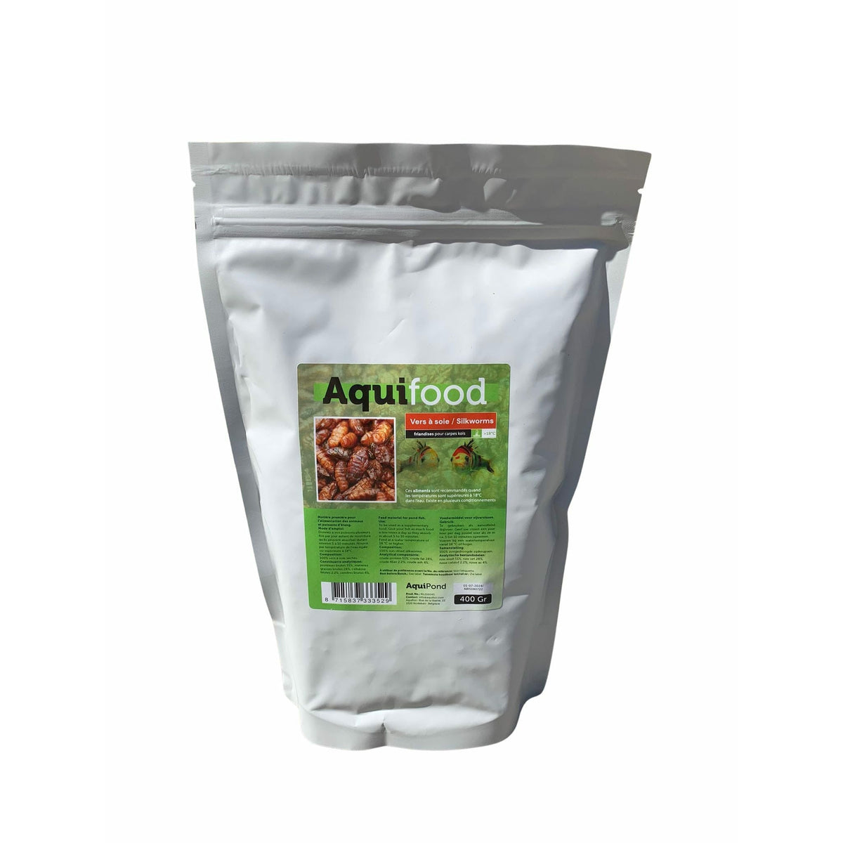 Aquifood gusanos de seda / Gusano de seda - 400gr